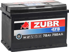 Аккумулятор Zubr EFB (78 Ah)